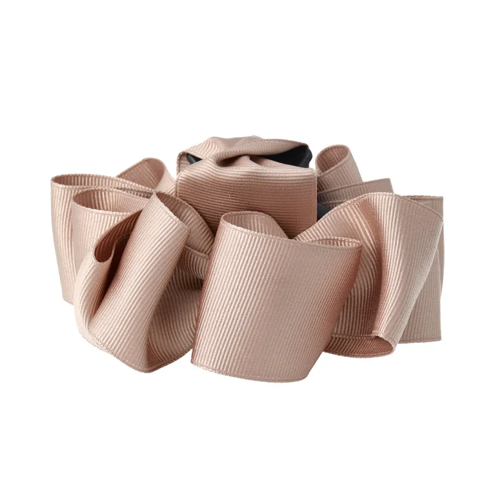 Ruffle Ribbon Hair Claw Clip