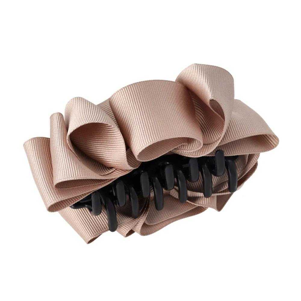Ruffle Ribbon Hair Claw Clip