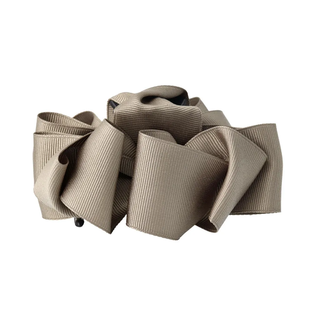 Ruffle Ribbon Hair Claw Clip