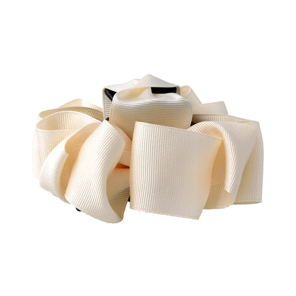 Ruffle Ribbon Hair Claw Clip