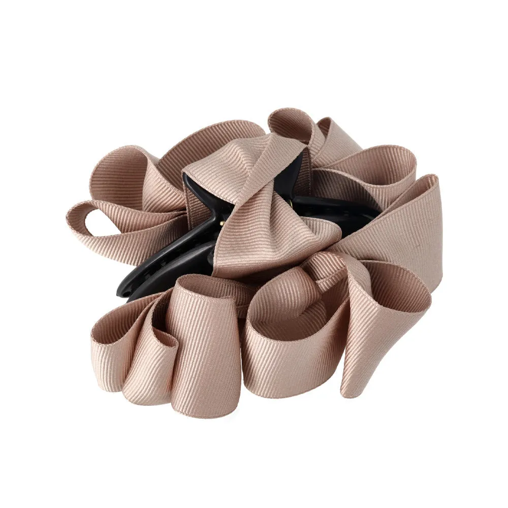 Ruffle Ribbon Hair Claw Clip