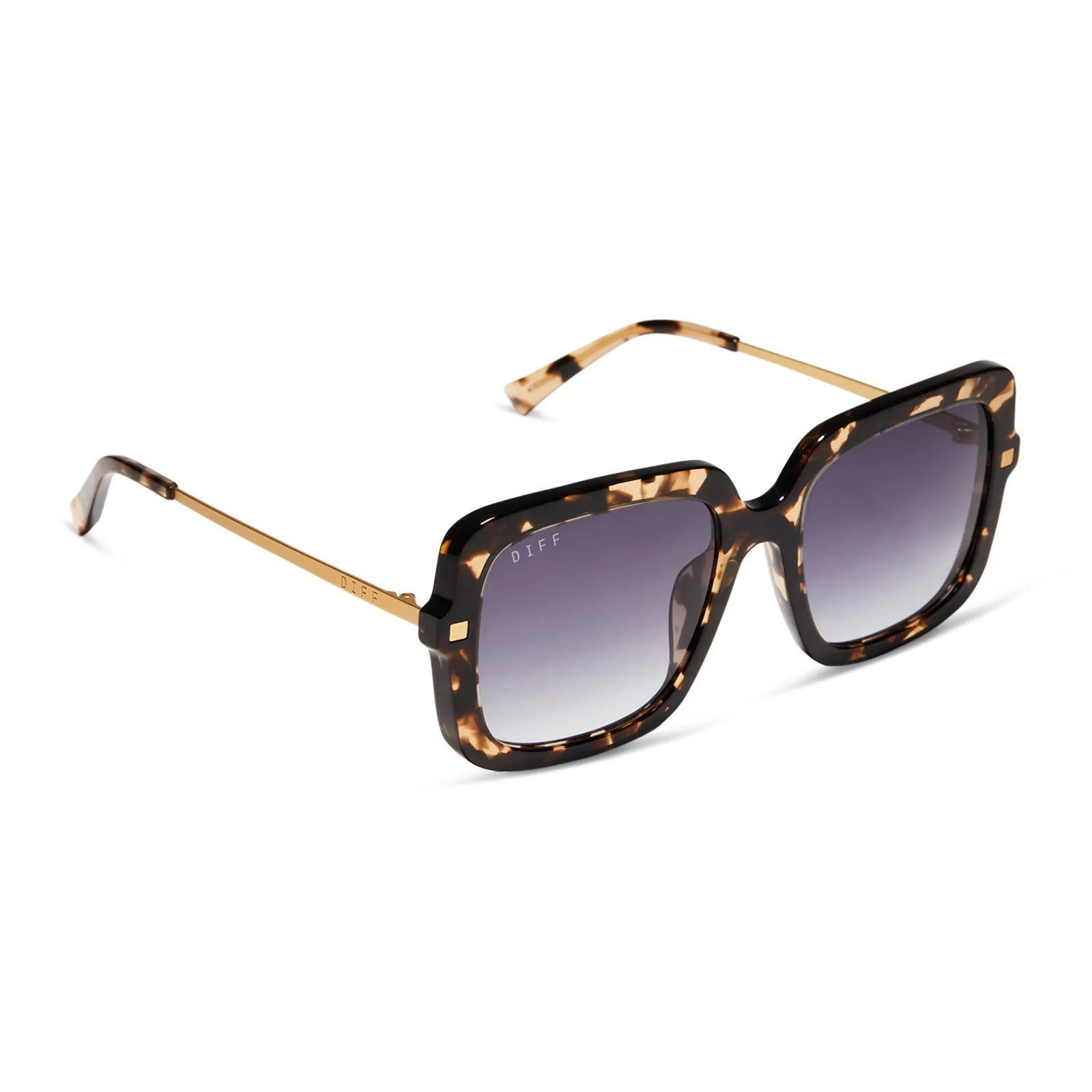 SANDRA - ESPRESSO TORTOISE   GREY GRADIENT SUNGLASSES