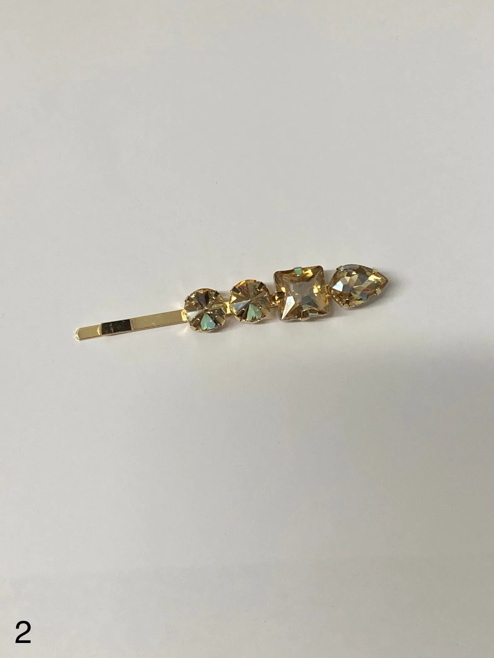 Selection of Floral Diamond Hair Clips