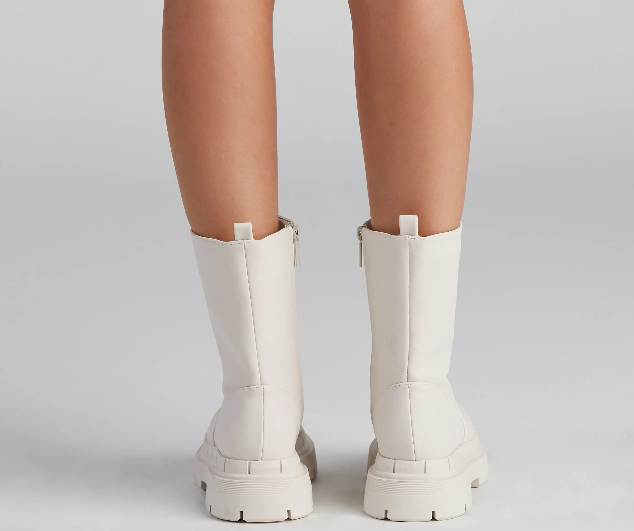 She's Trendy Lug Sole Boots