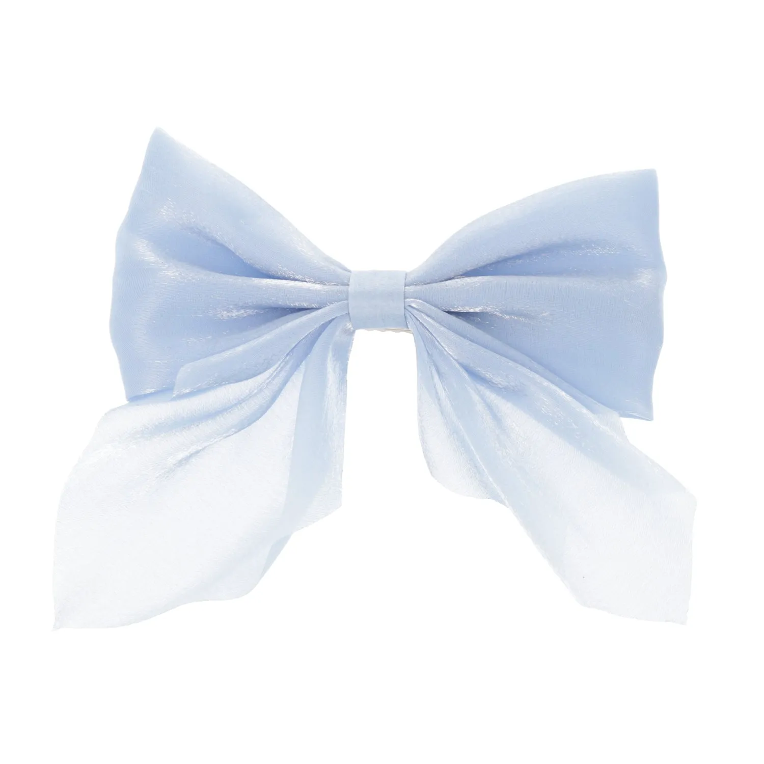 Shimmer Hair Bow - Cinderella Blue