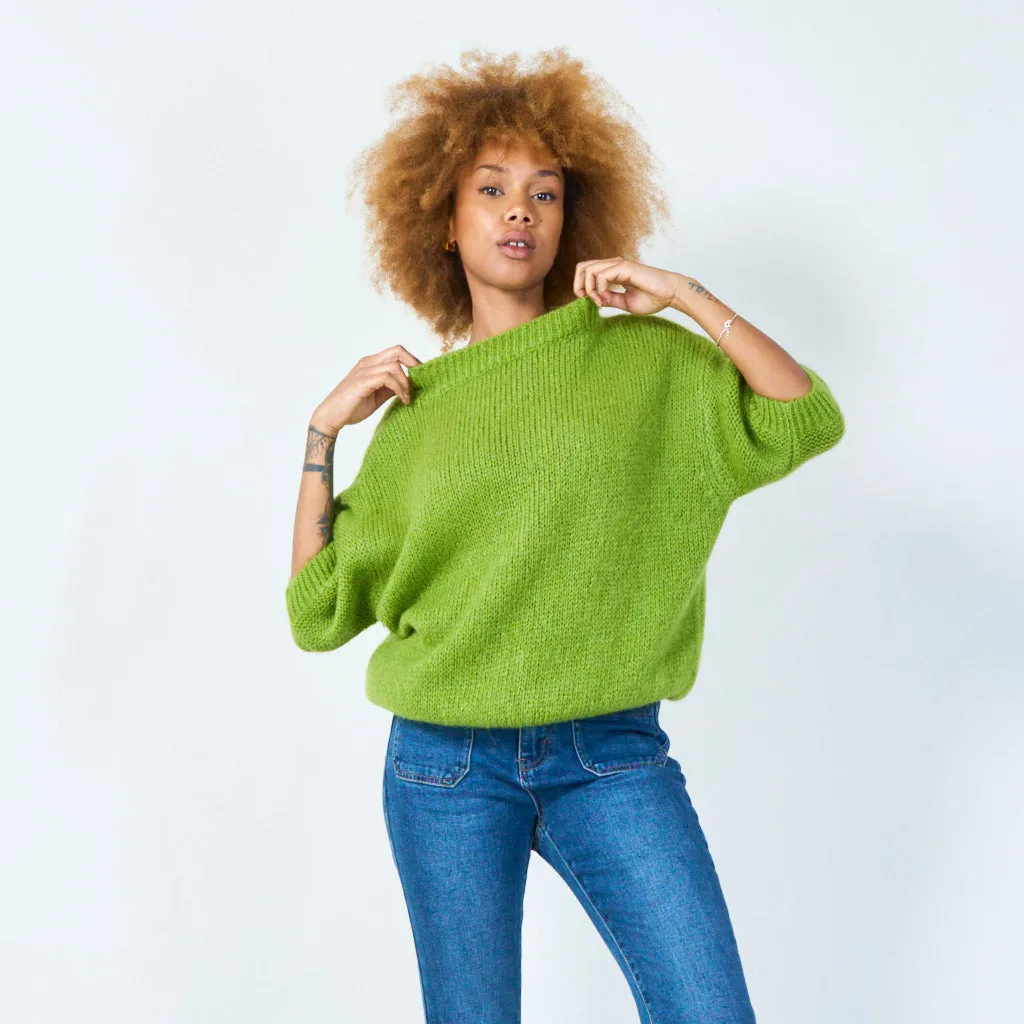 Short sleeve knit sweater wholesale