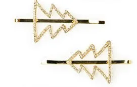 SILVER SNOWFLAKE CHRISTMAS CLIPS