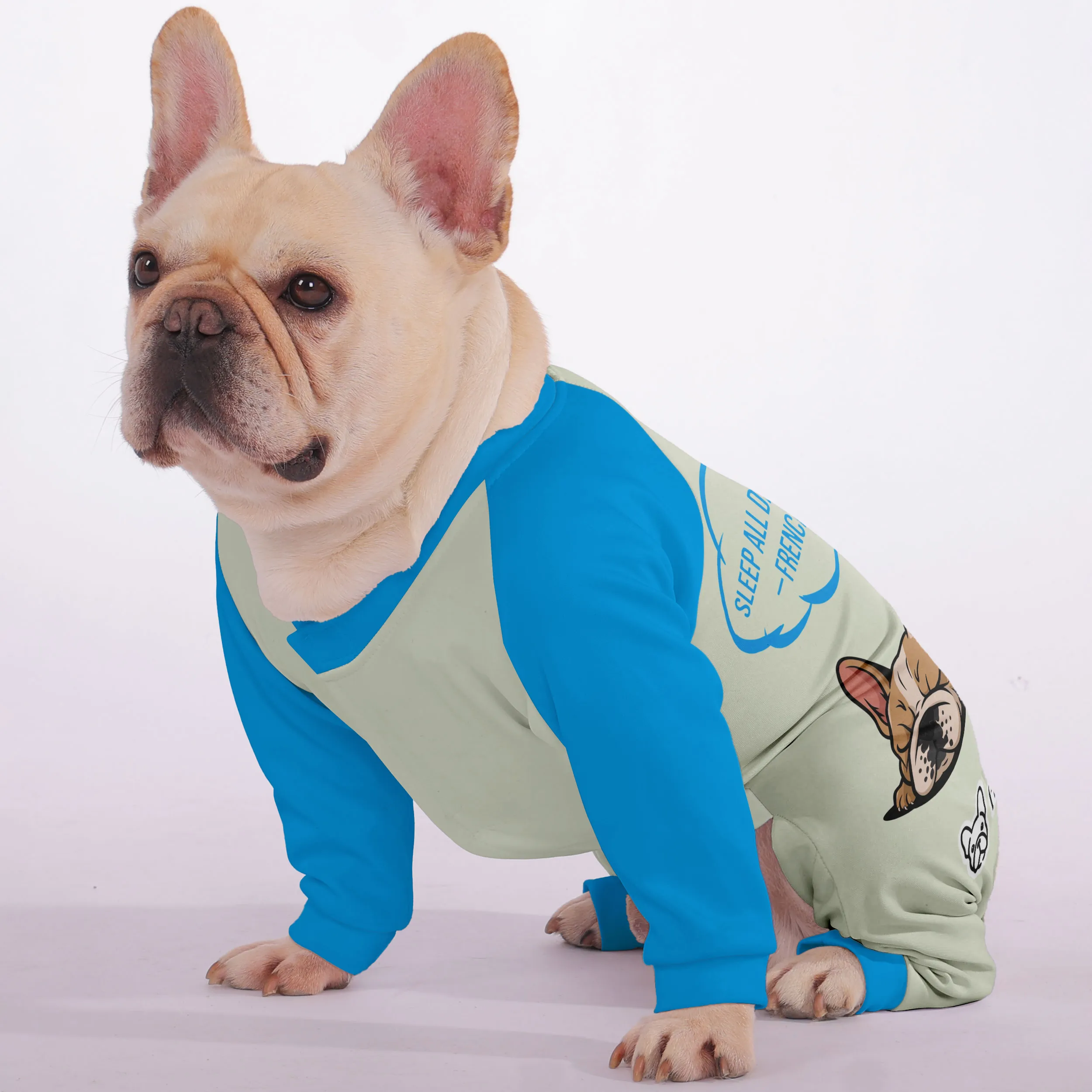 Sleep all day, snore all night—Frenchie life goals.— - Frenchie Pajamas – Ultra-Soft, Cozy, & Adorably Stylish