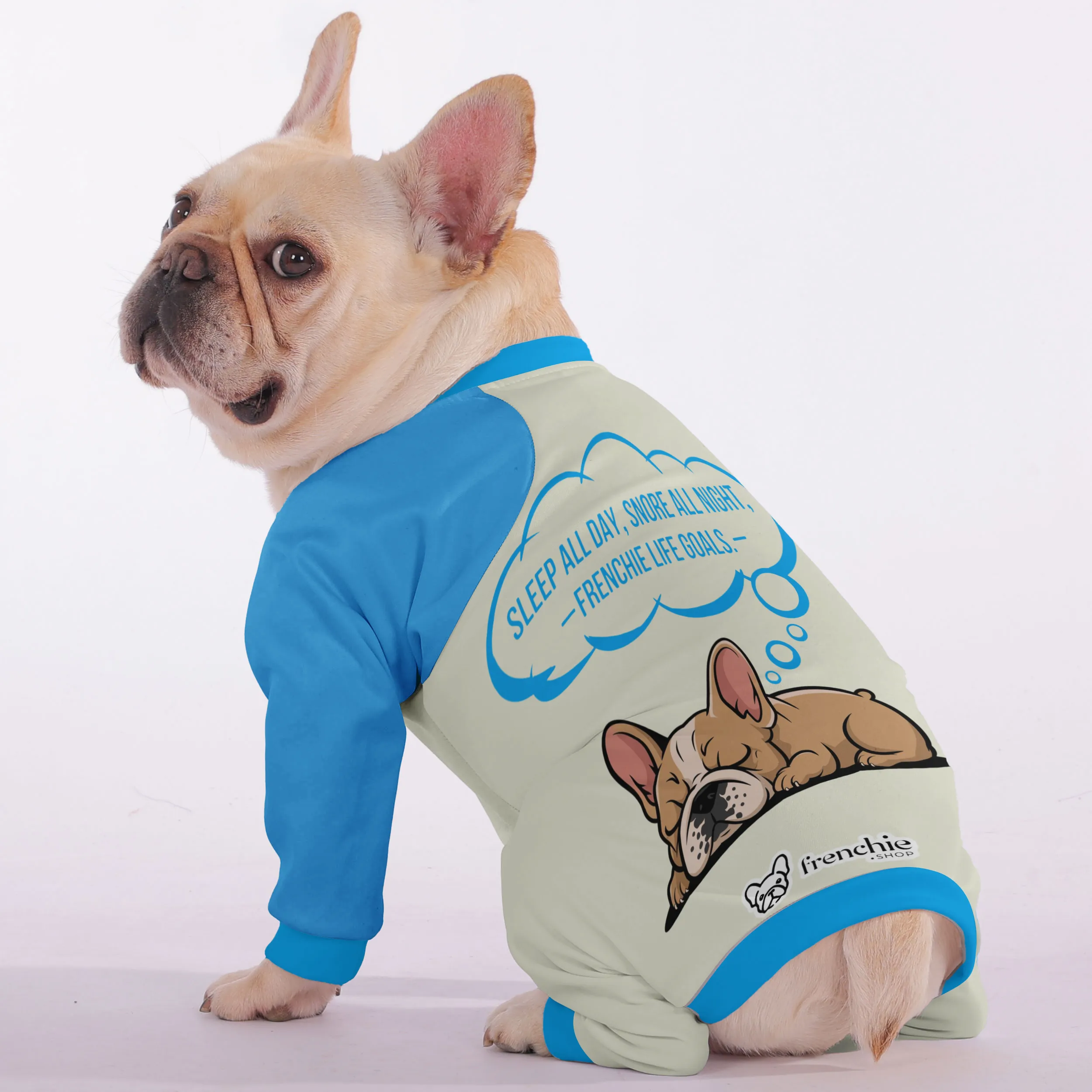 Sleep all day, snore all night—Frenchie life goals.— - Frenchie Pajamas – Ultra-Soft, Cozy, & Adorably Stylish