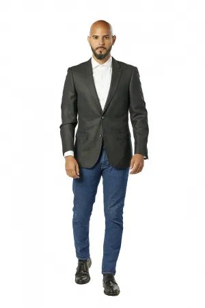 Slim Fit Black Texture Sport Jacket GB-SJ-338