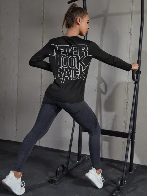 Slogan Graphic Active Tee SS23