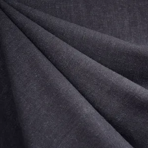Slub Texture Linen Blend Solid Slate SY
