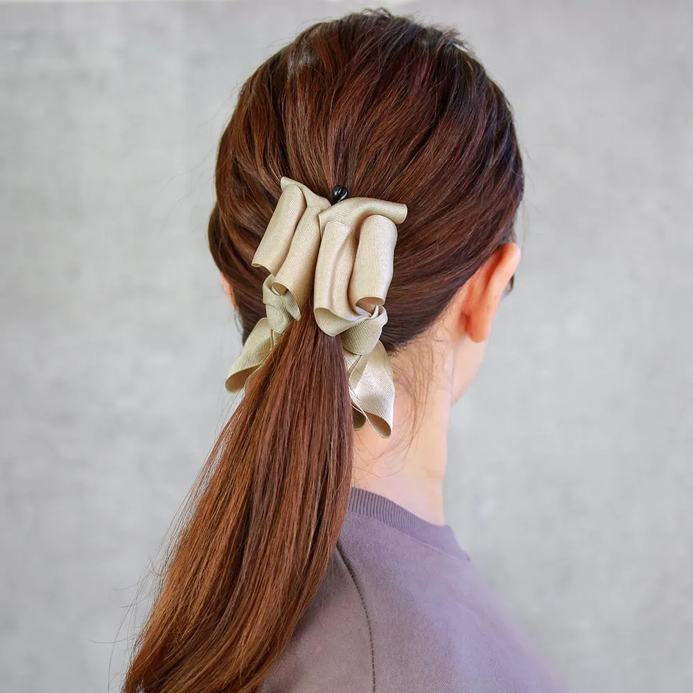 Solid Grosgrain Bow Banana Clip