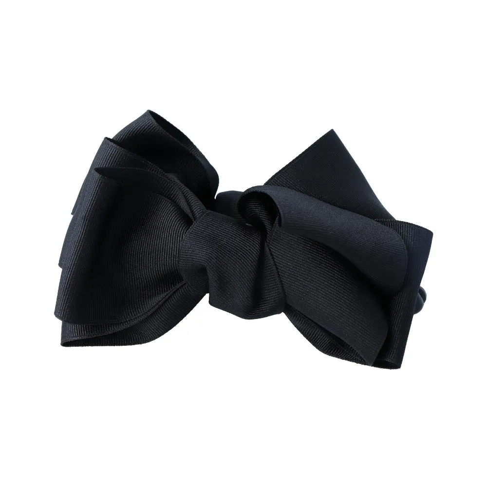 Solid Grosgrain Bow Banana Clip
