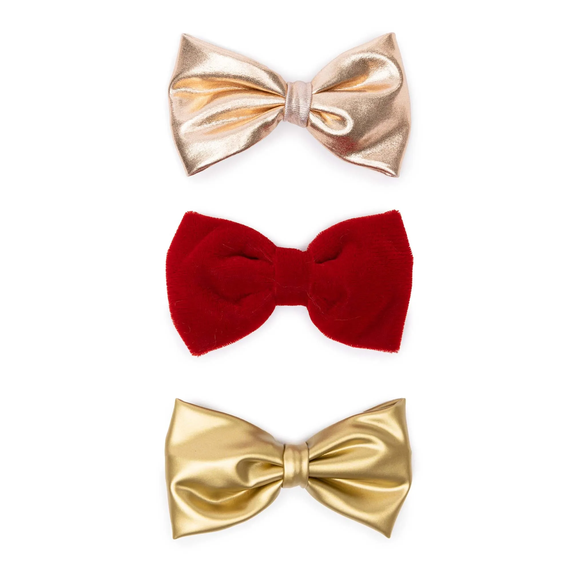 Sparkle Bows Hair Clips for Kids, 12 Count