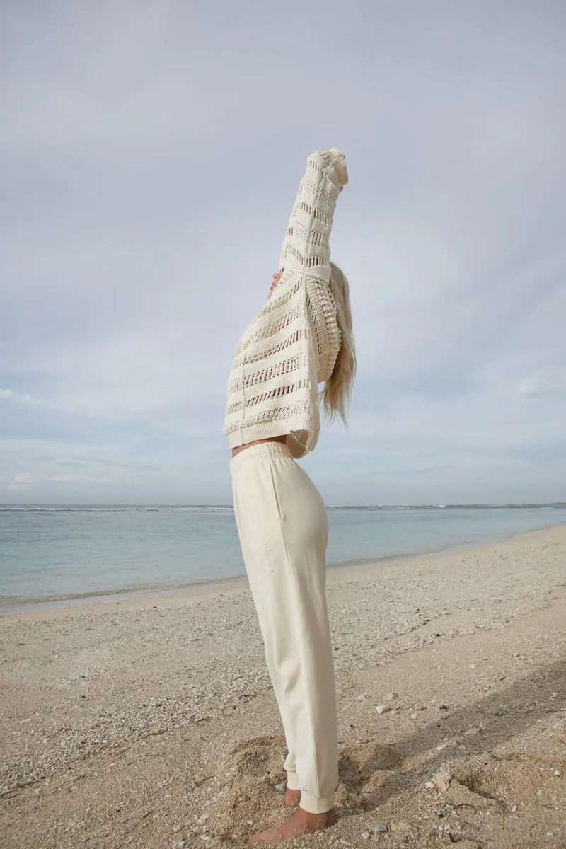 STILL I RISE KNIT JUMPER - OFFWHITE