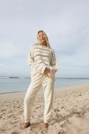 STILL I RISE KNIT JUMPER - OFFWHITE