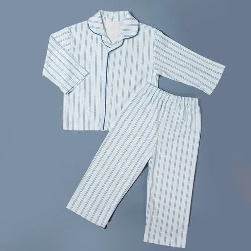 Sweet Dream Pajama in Stripe Sky Blue