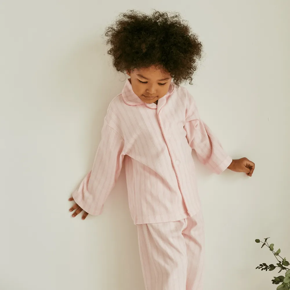 Sweet Dream Pajama in Stripe Sky Blue