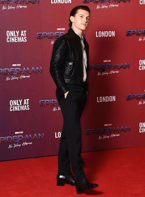 TOM HOLLAND LEATHER JACKET FOR MEN