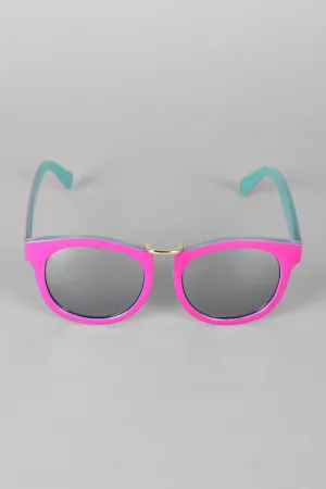 Two Tone Retro Vibe Sunglasses