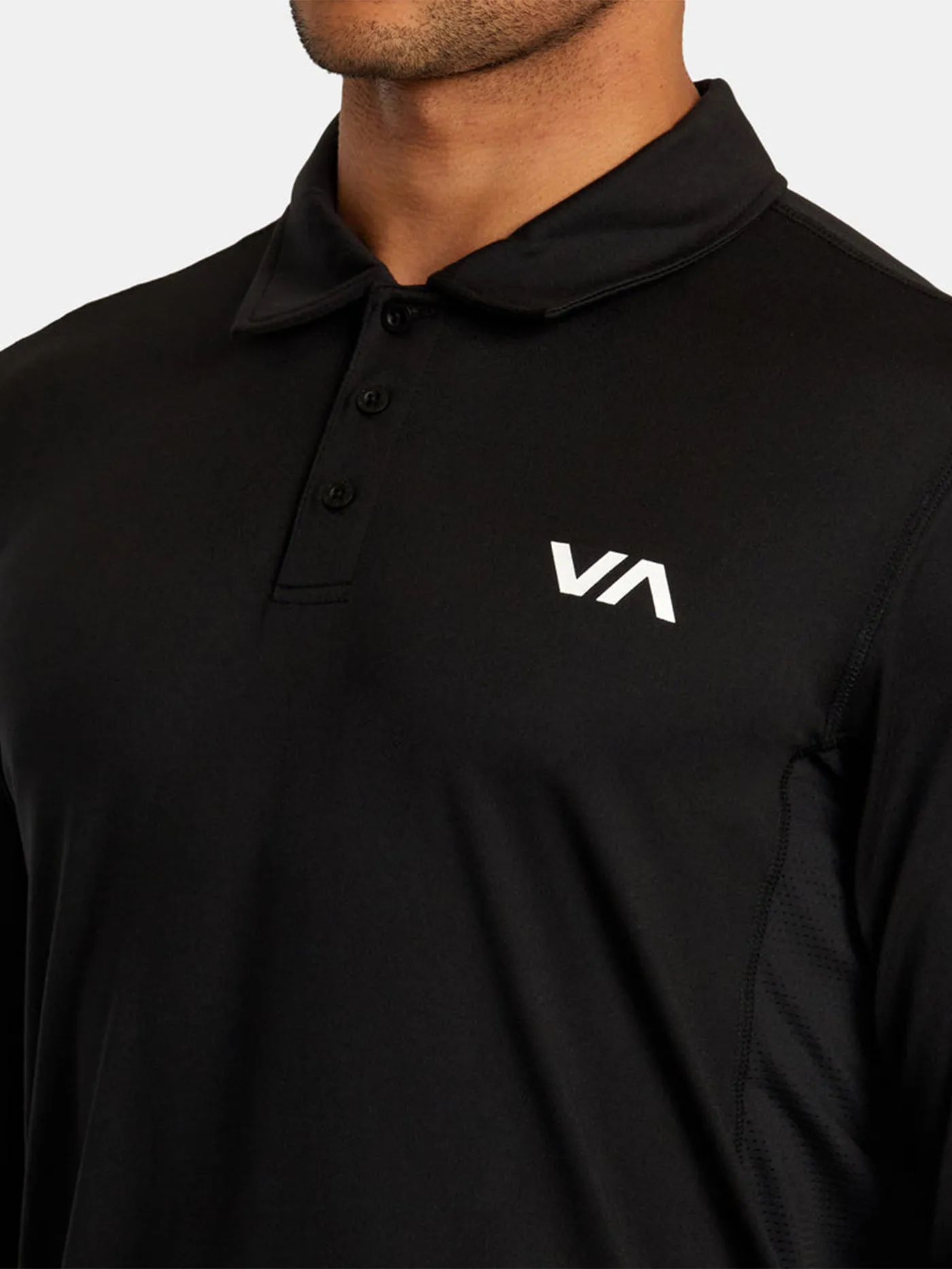 VA Vent Long Sleeve Polo