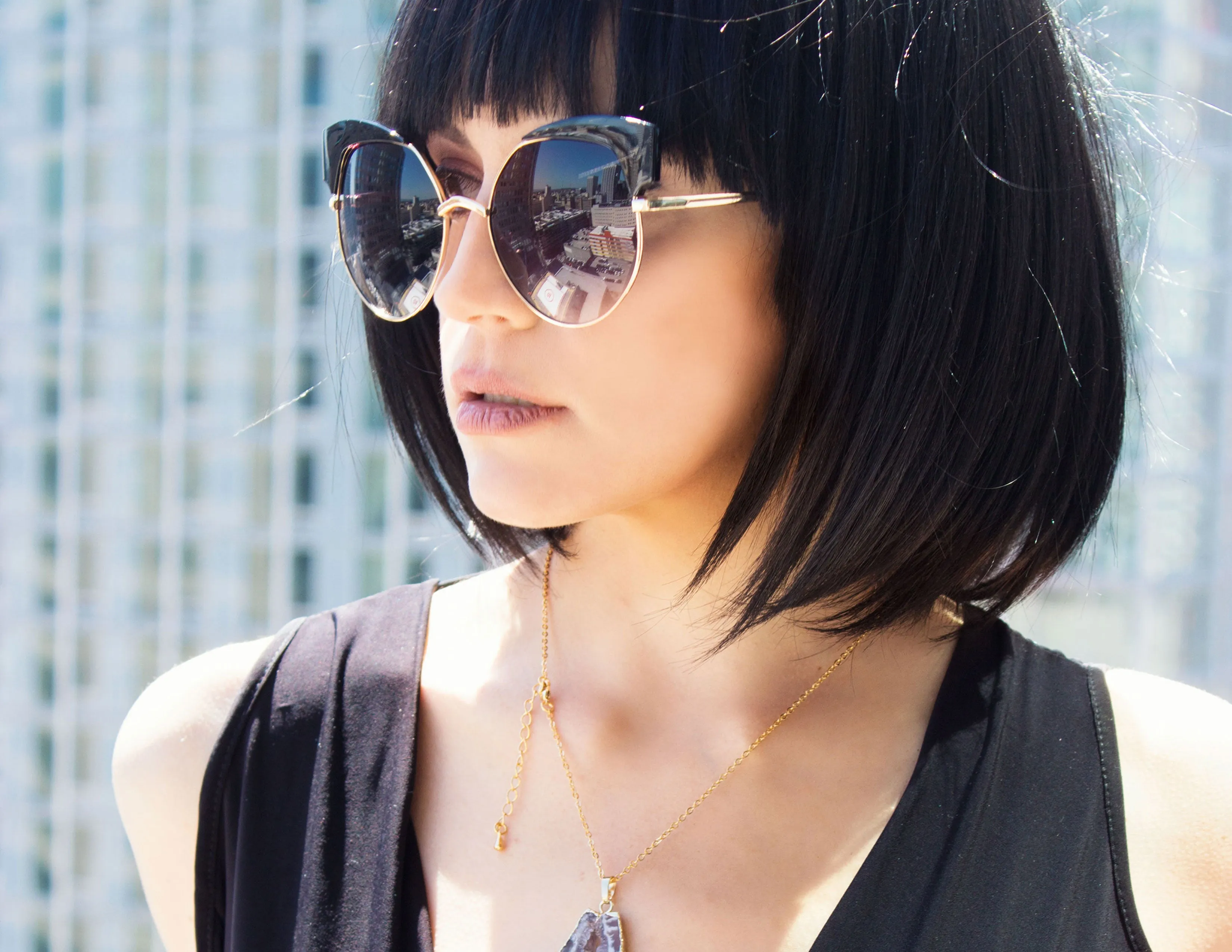 VANE SUNGLASSES- BLACK