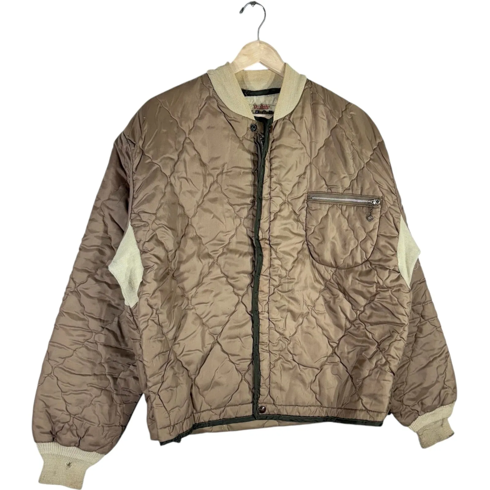 Vintage Aircel Quilted Full Zip Light Jacket