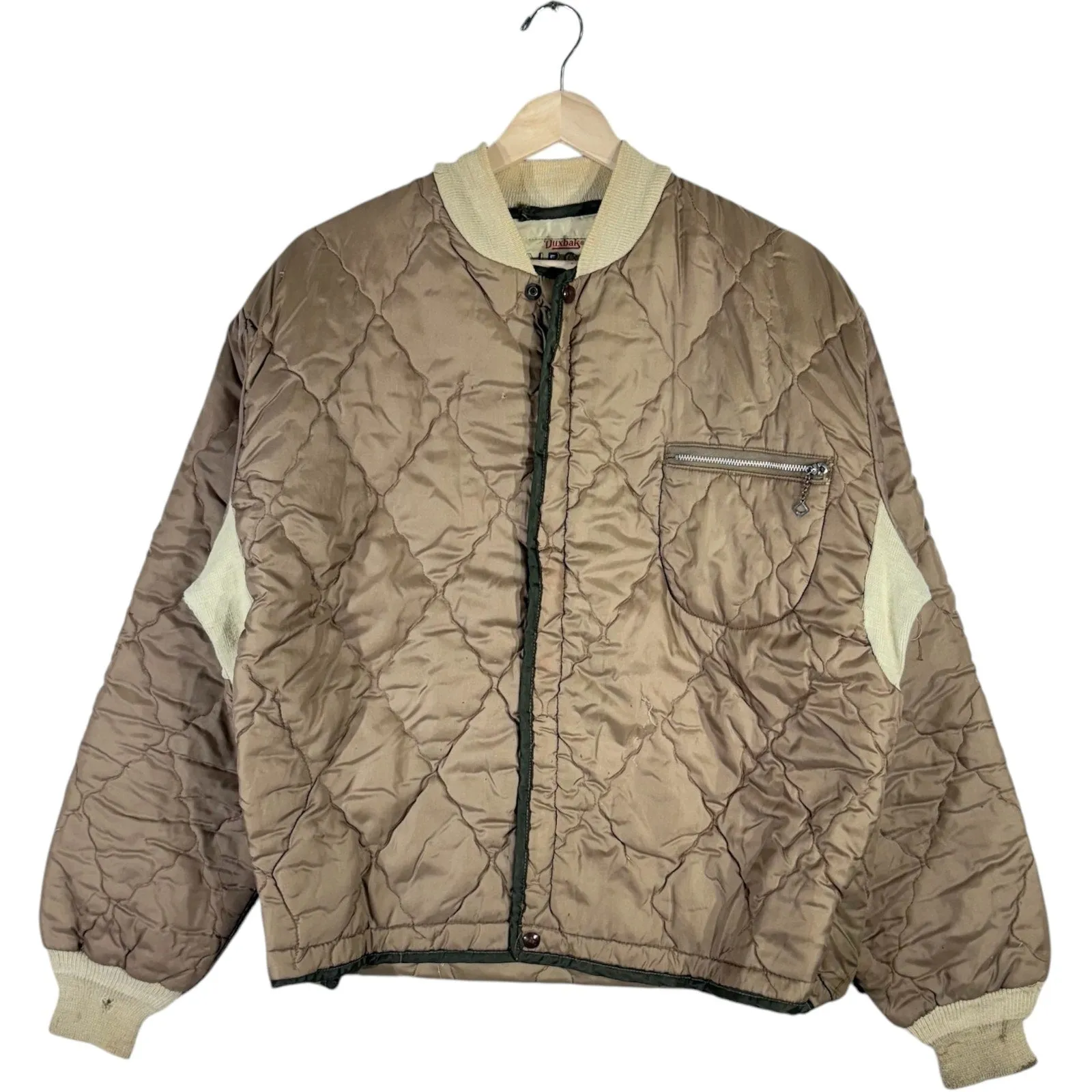 Vintage Aircel Quilted Full Zip Light Jacket