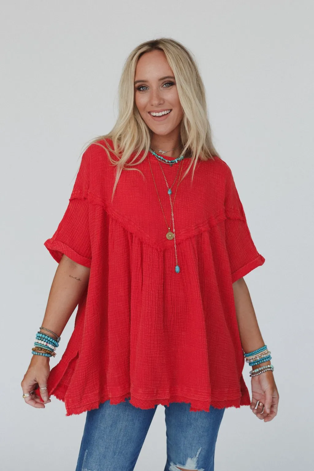 Voyager Top - Red