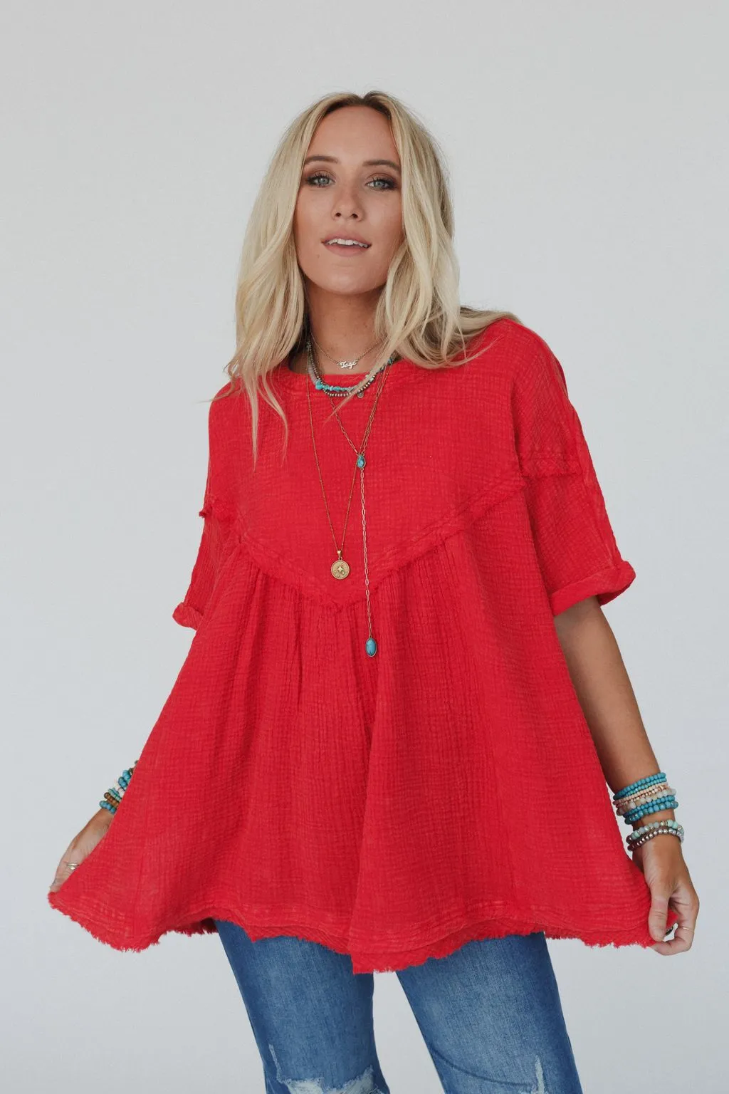 Voyager Top - Red