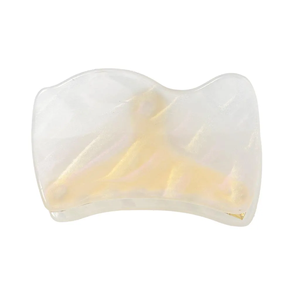 Wavy Marble Hair Clip