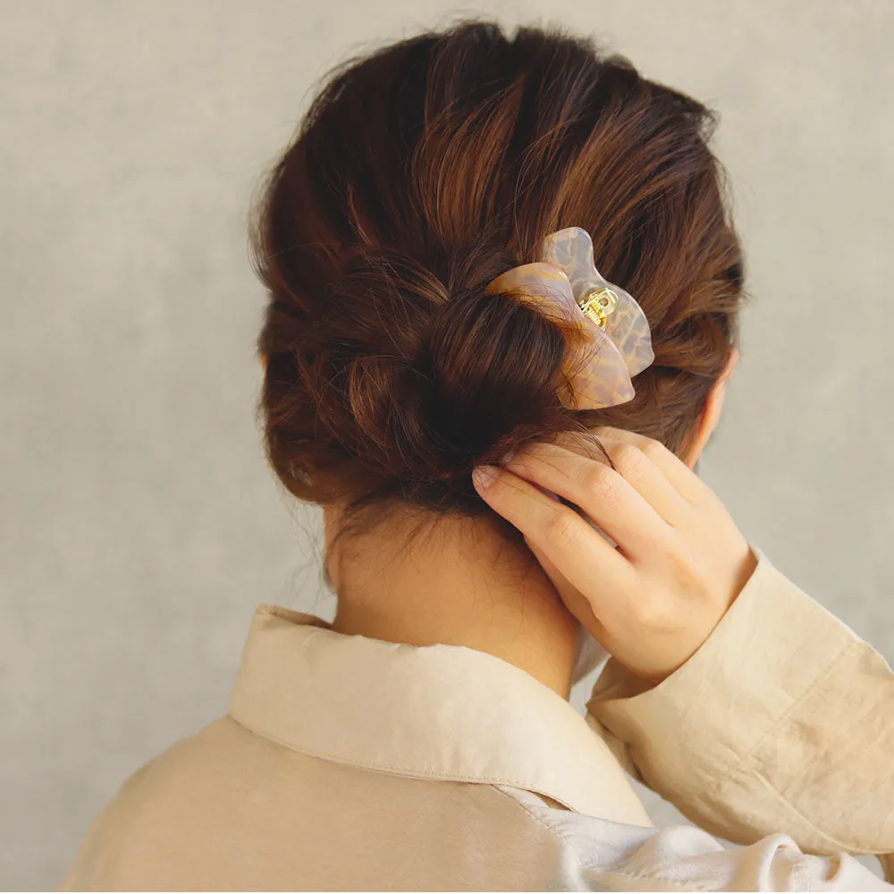 Wavy Marble Hair Clip