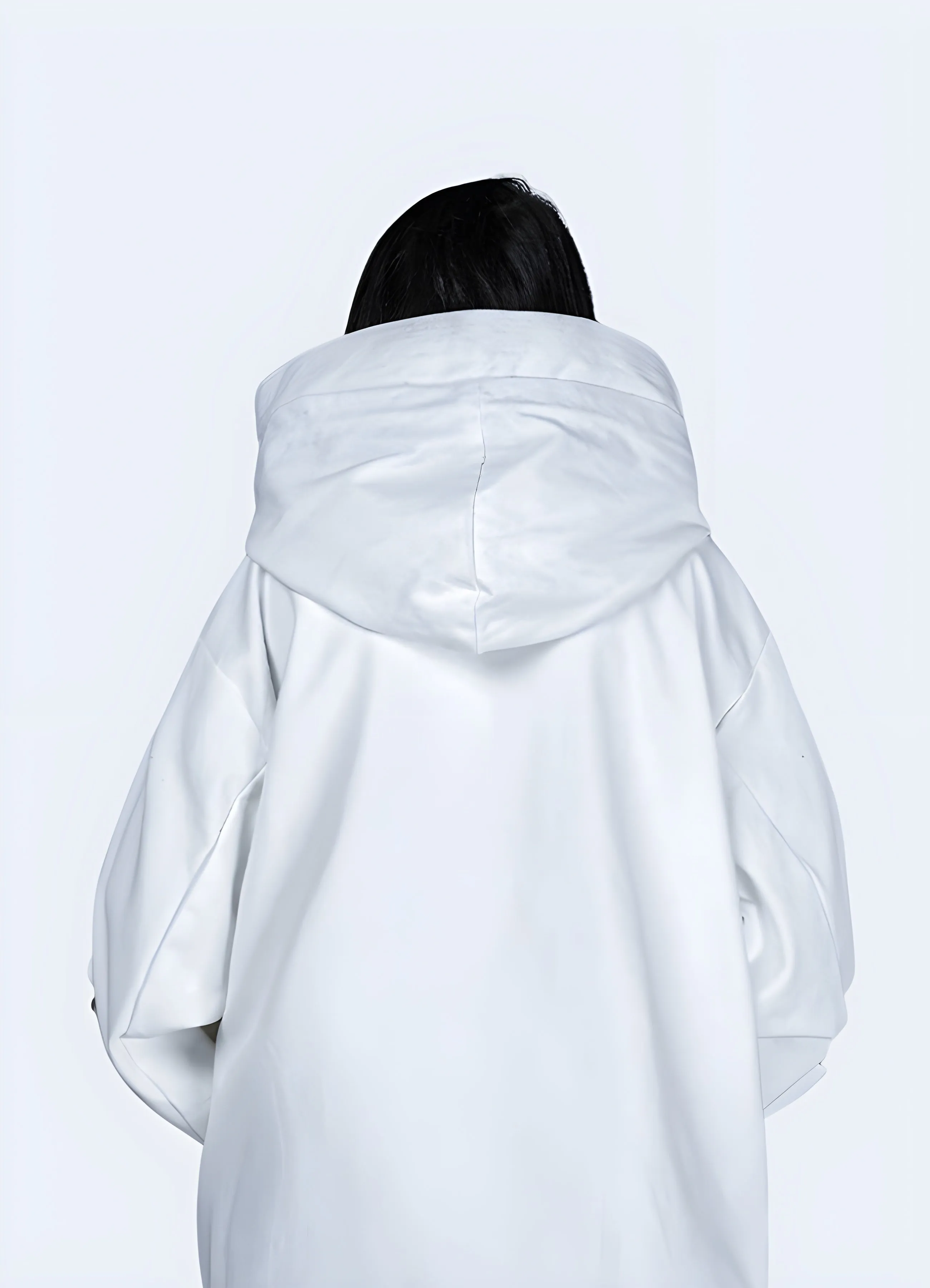 White Women's Techwear Jacket