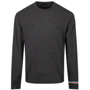 Wilcox Crew Neck Sweater Heather Charcoal - W24