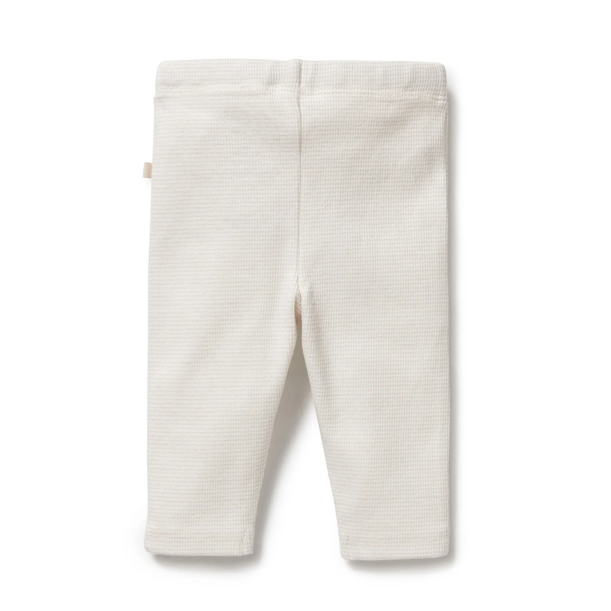 Wilson   Frenchy Organic Stripe Rib Legging- Clay