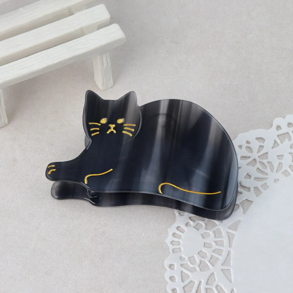Wistful Cat Hair Claw Clip