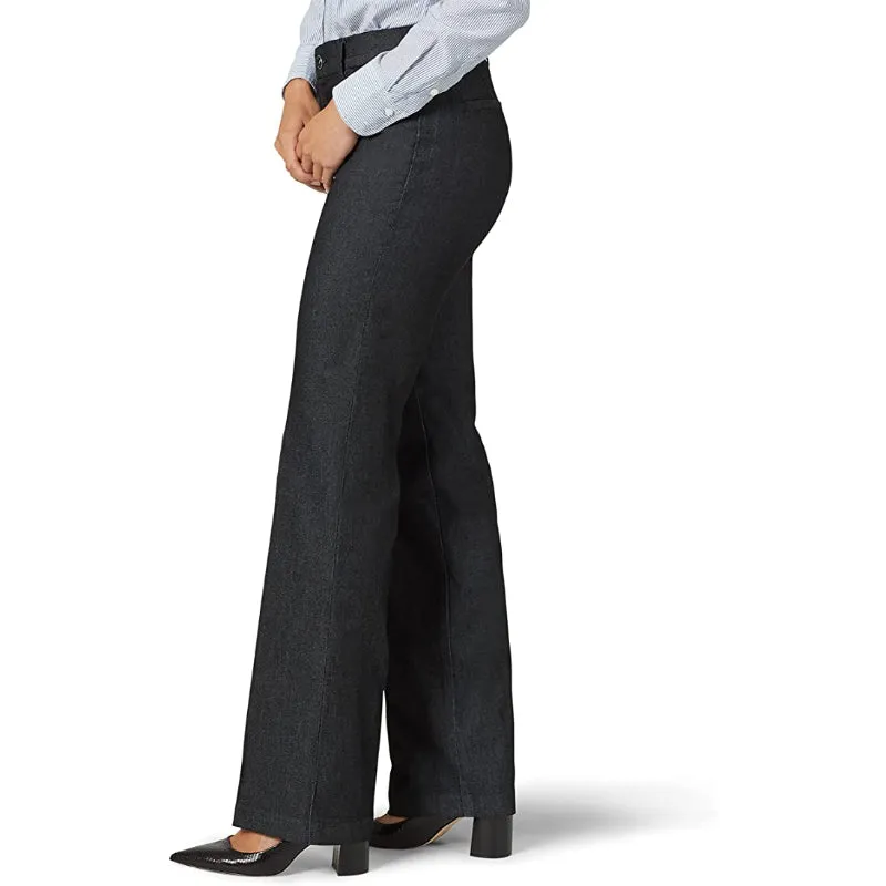Women Mid Rise Flex Motion Regular Fit Trouser Pant