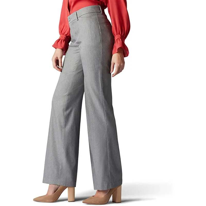 Women Mid Rise Flex Motion Regular Fit Trouser Pant