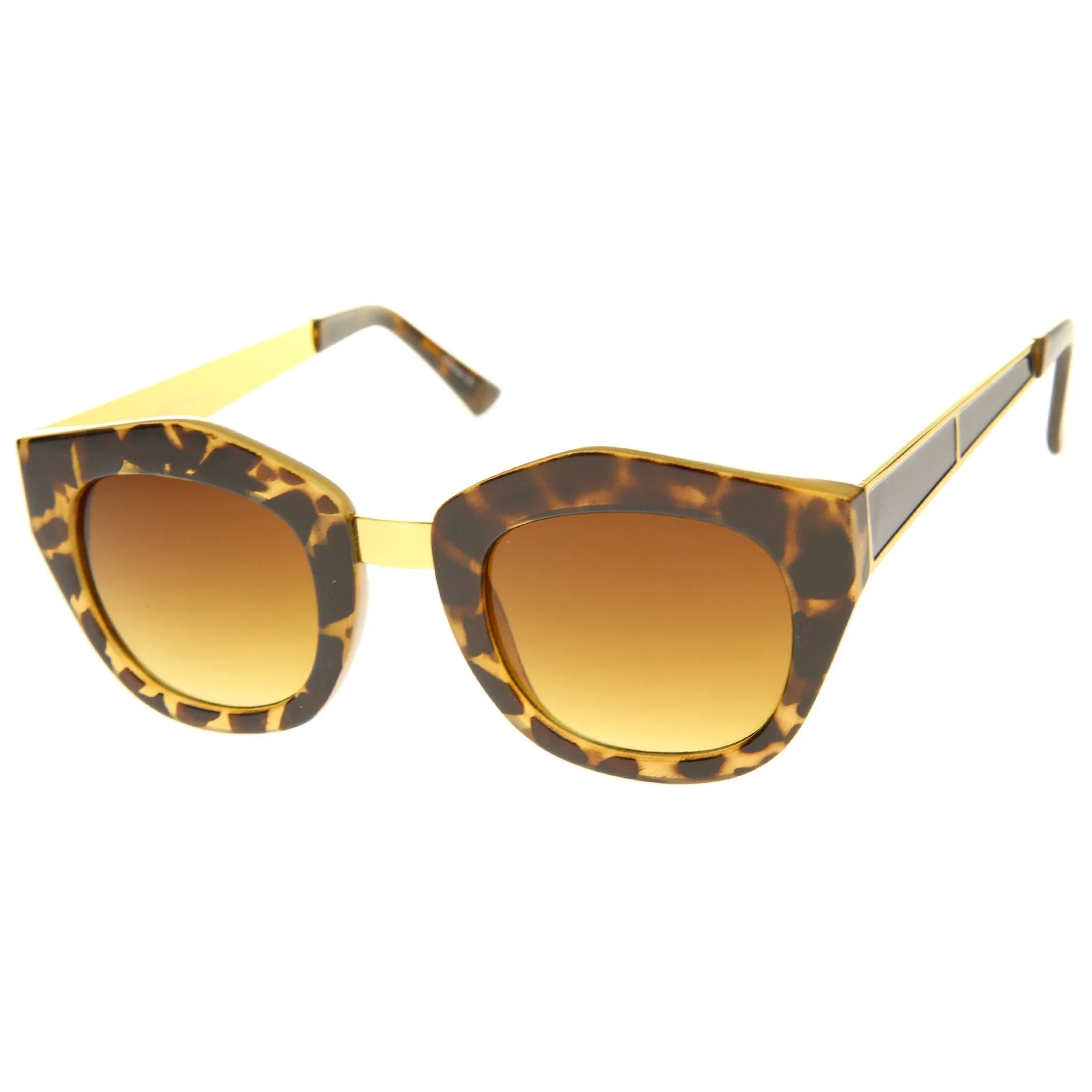 Women's Bold Geometric Square Lens Sunglasses A342