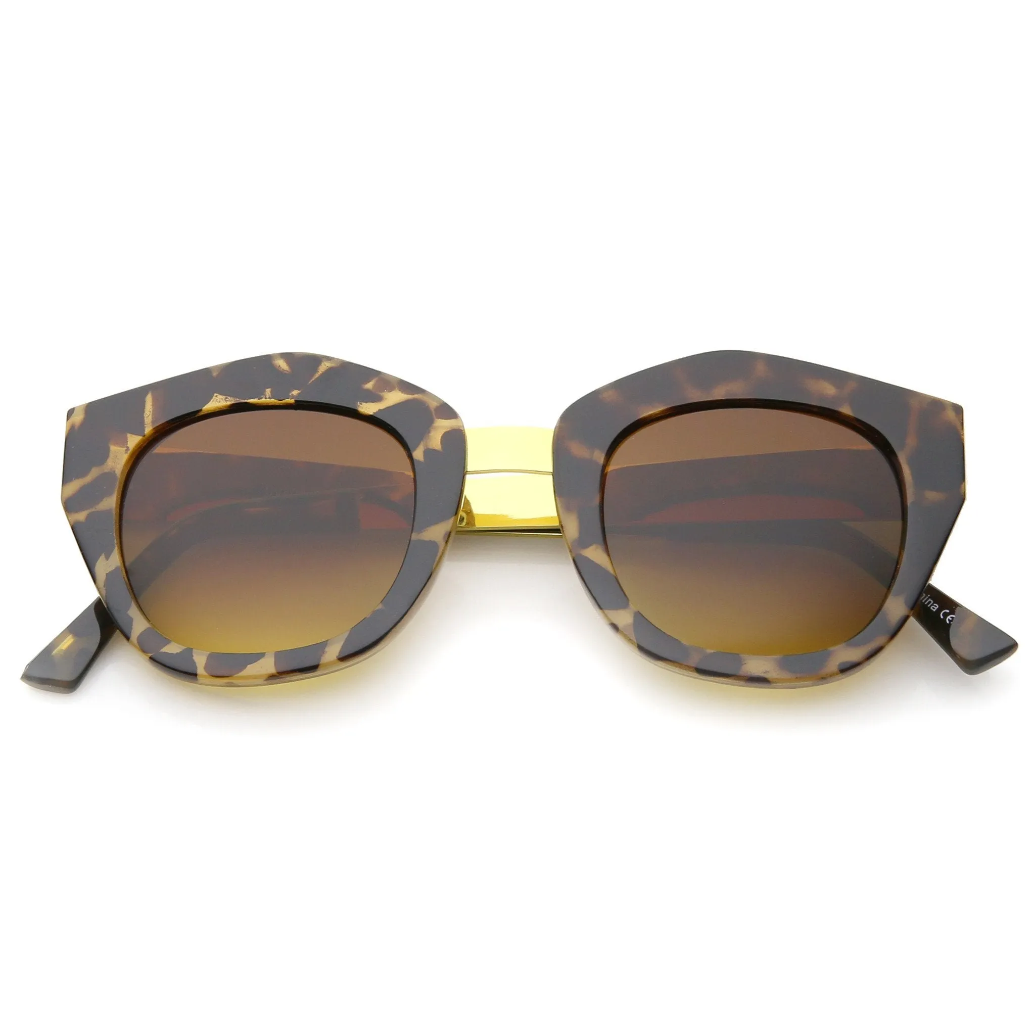 Women's Bold Geometric Square Lens Sunglasses A342