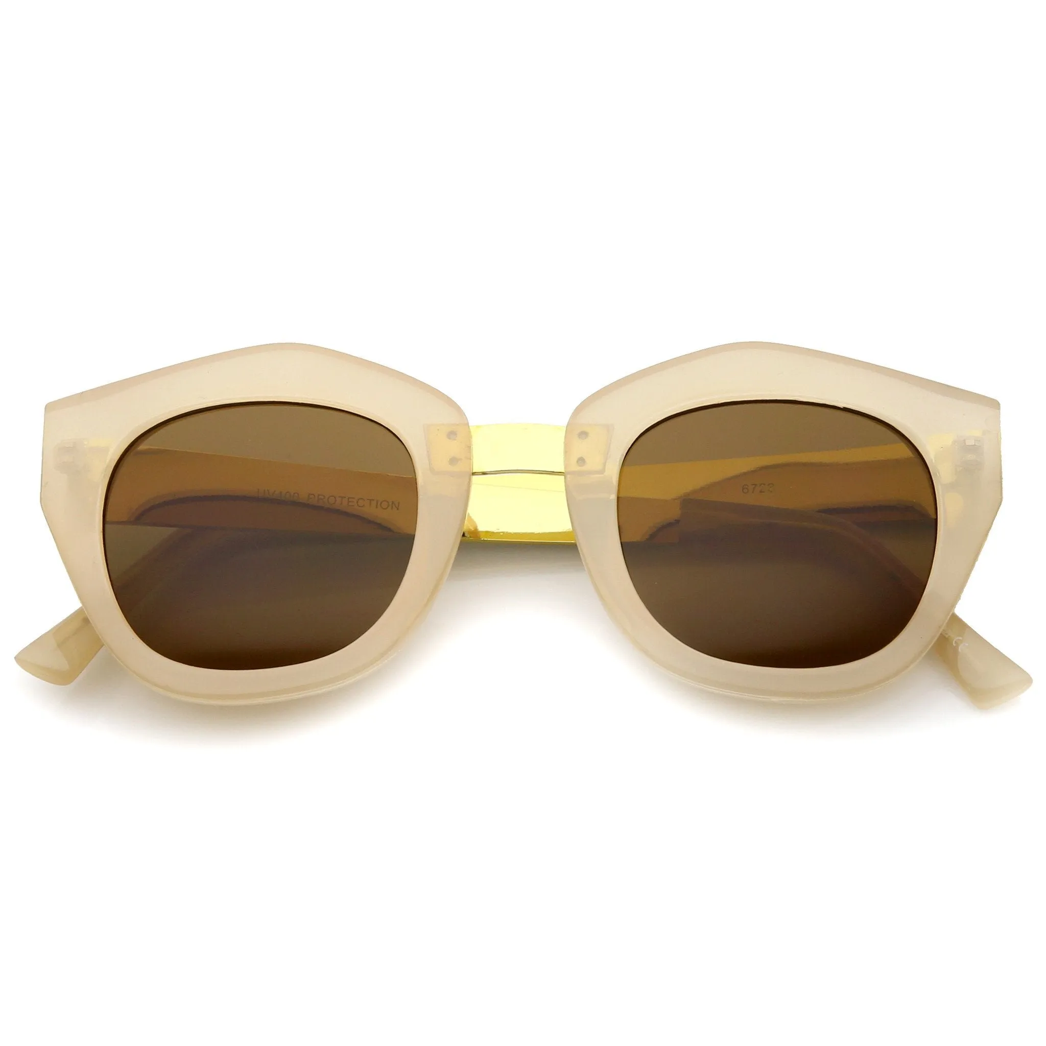 Women's Bold Geometric Square Lens Sunglasses A342