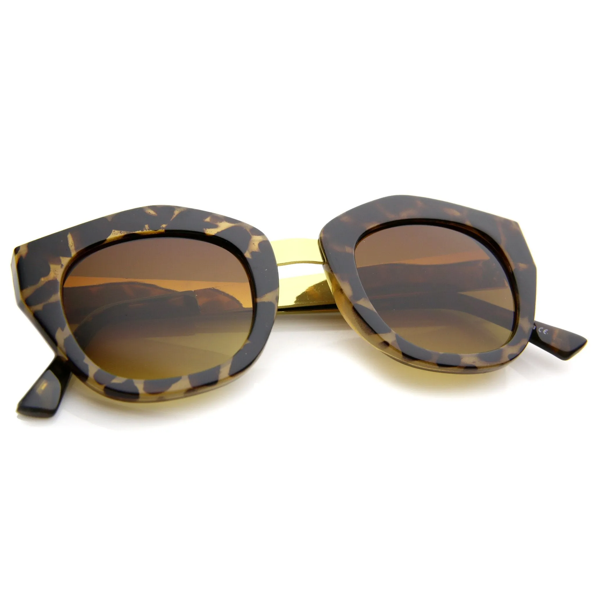 Women's Bold Geometric Square Lens Sunglasses A342
