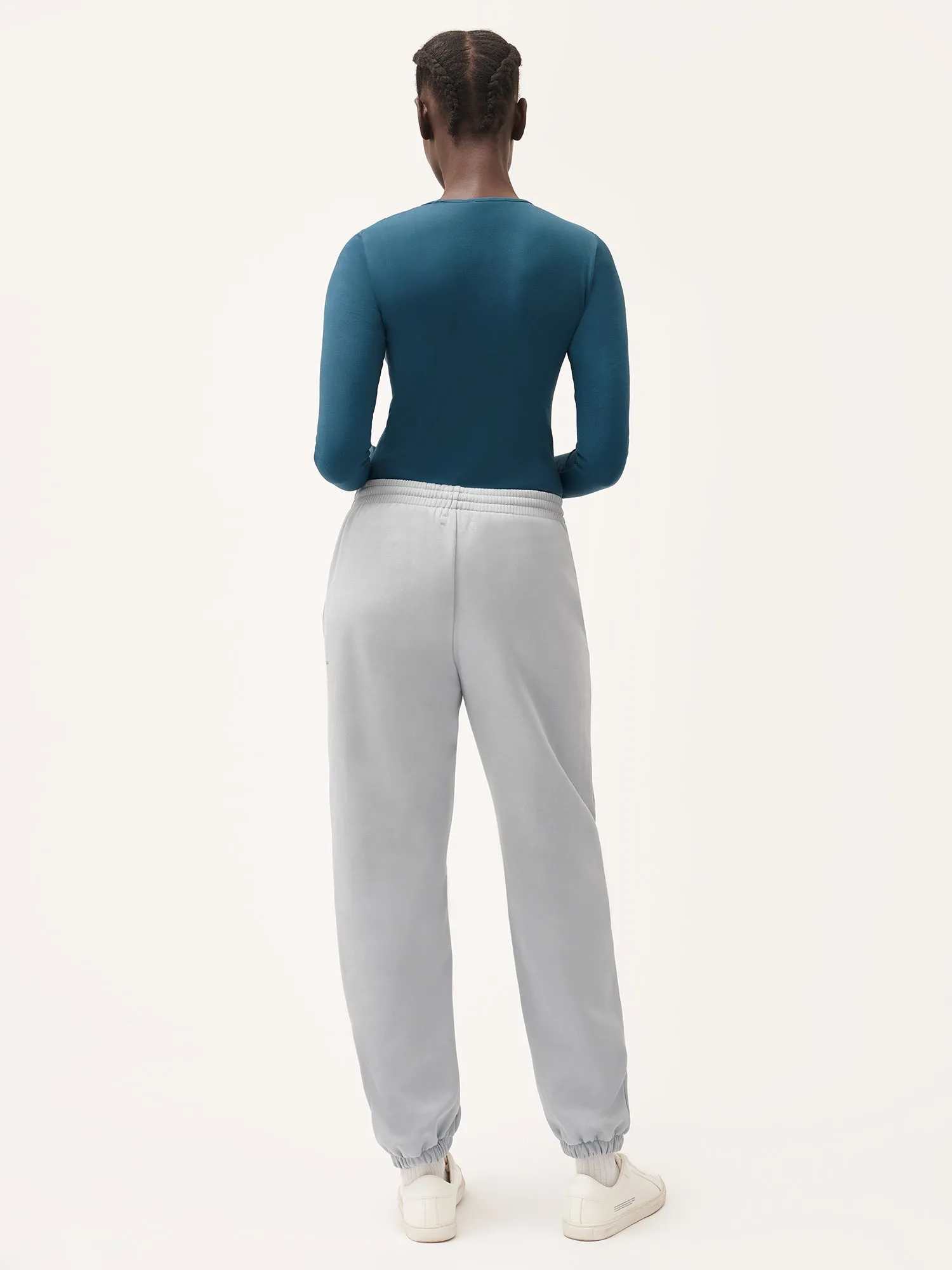Womens Natural Dye Track Pantsmidnight fog grey