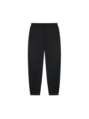 Womens Recycled Wool Jersey Barrel-Leg Track Pantsblack