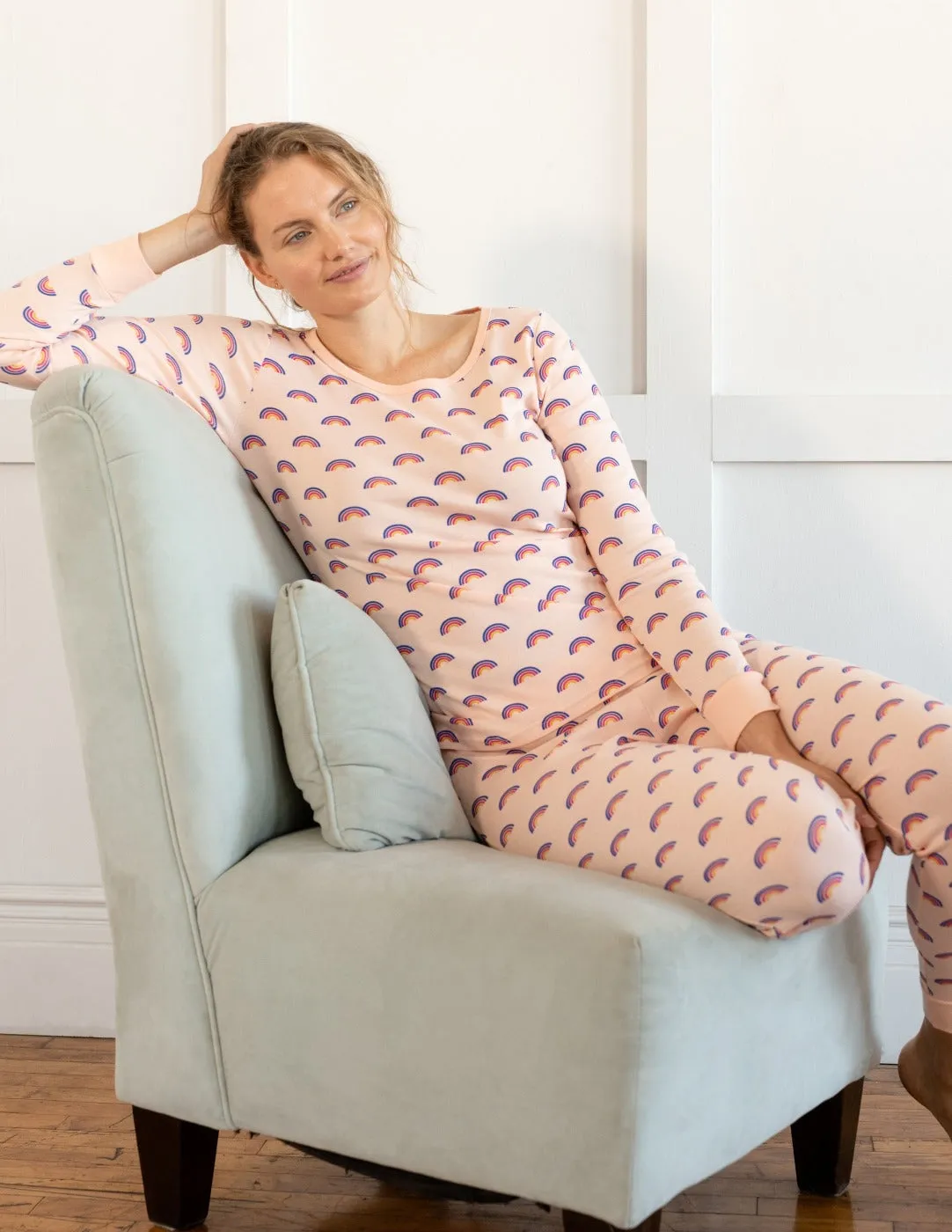 Women's Retro Rainbow Pajamas
