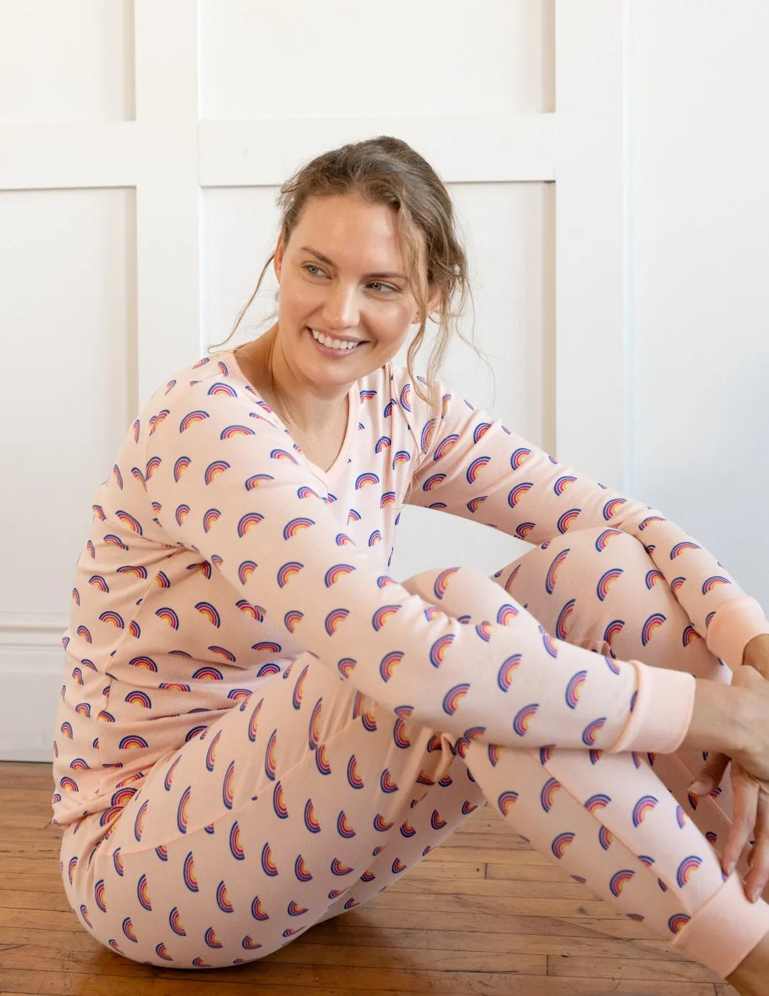 Women's Retro Rainbow Pajamas