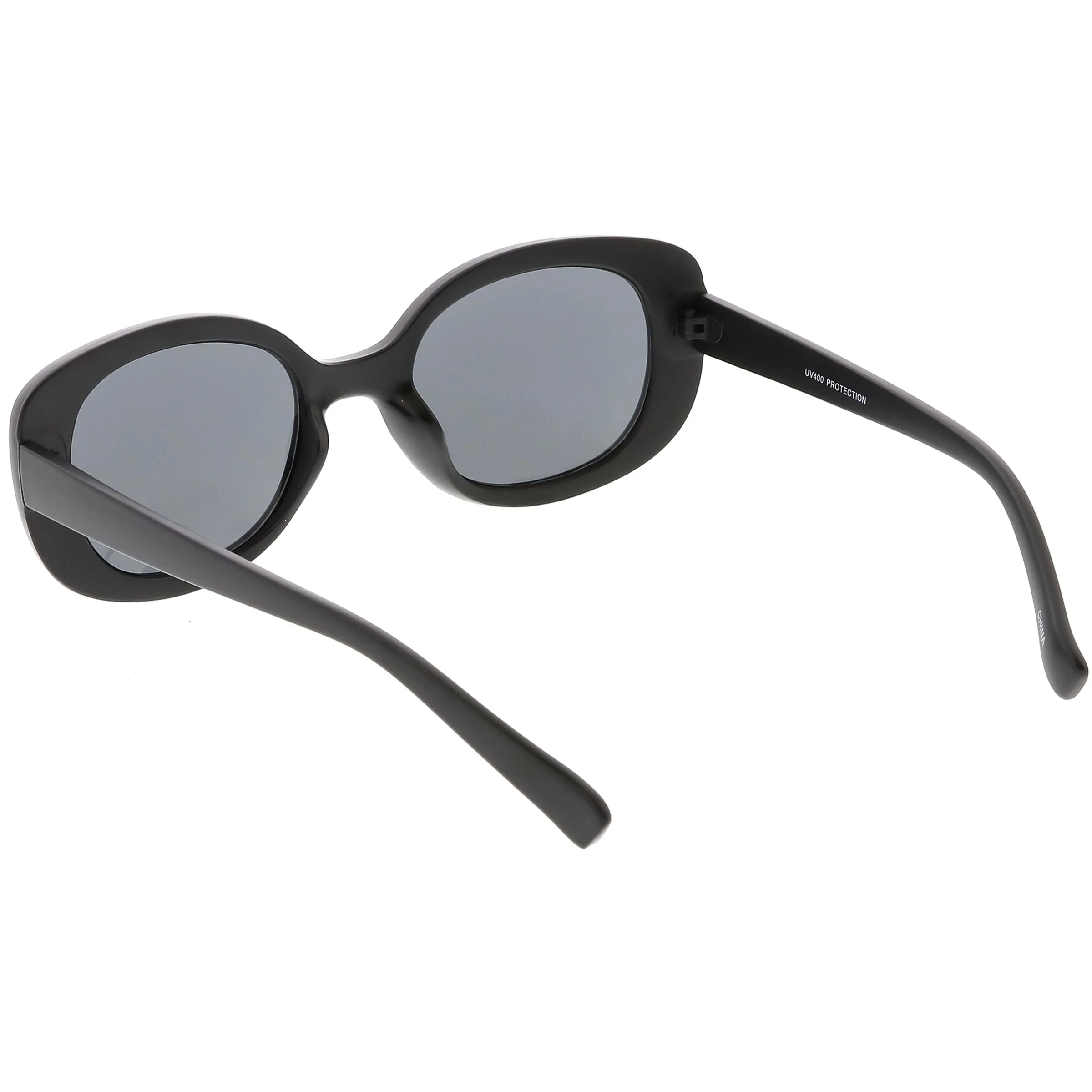Women's Retro Rounded 1950's Thick Frame Sunglasses C556