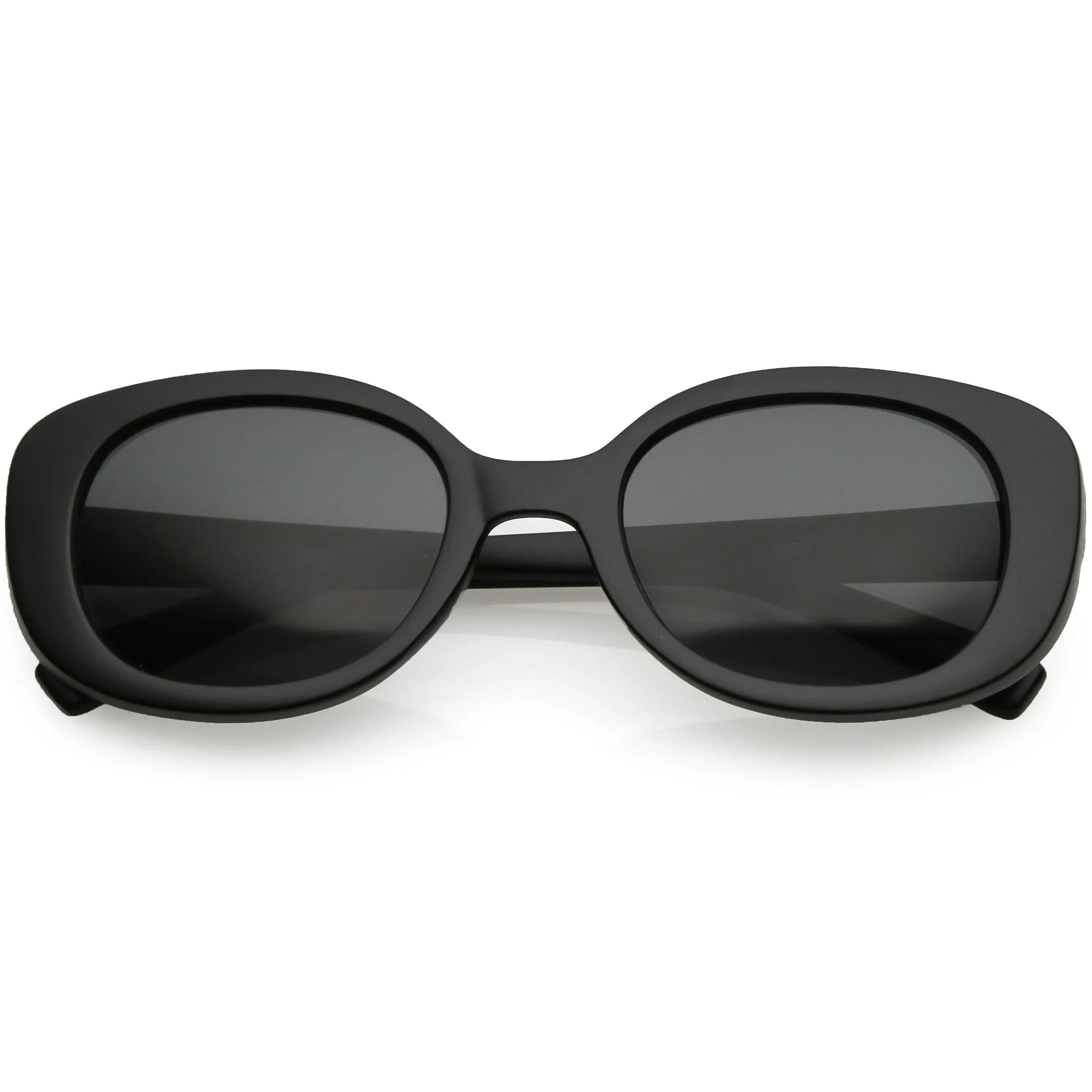 Women's Retro Rounded 1950's Thick Frame Sunglasses C556