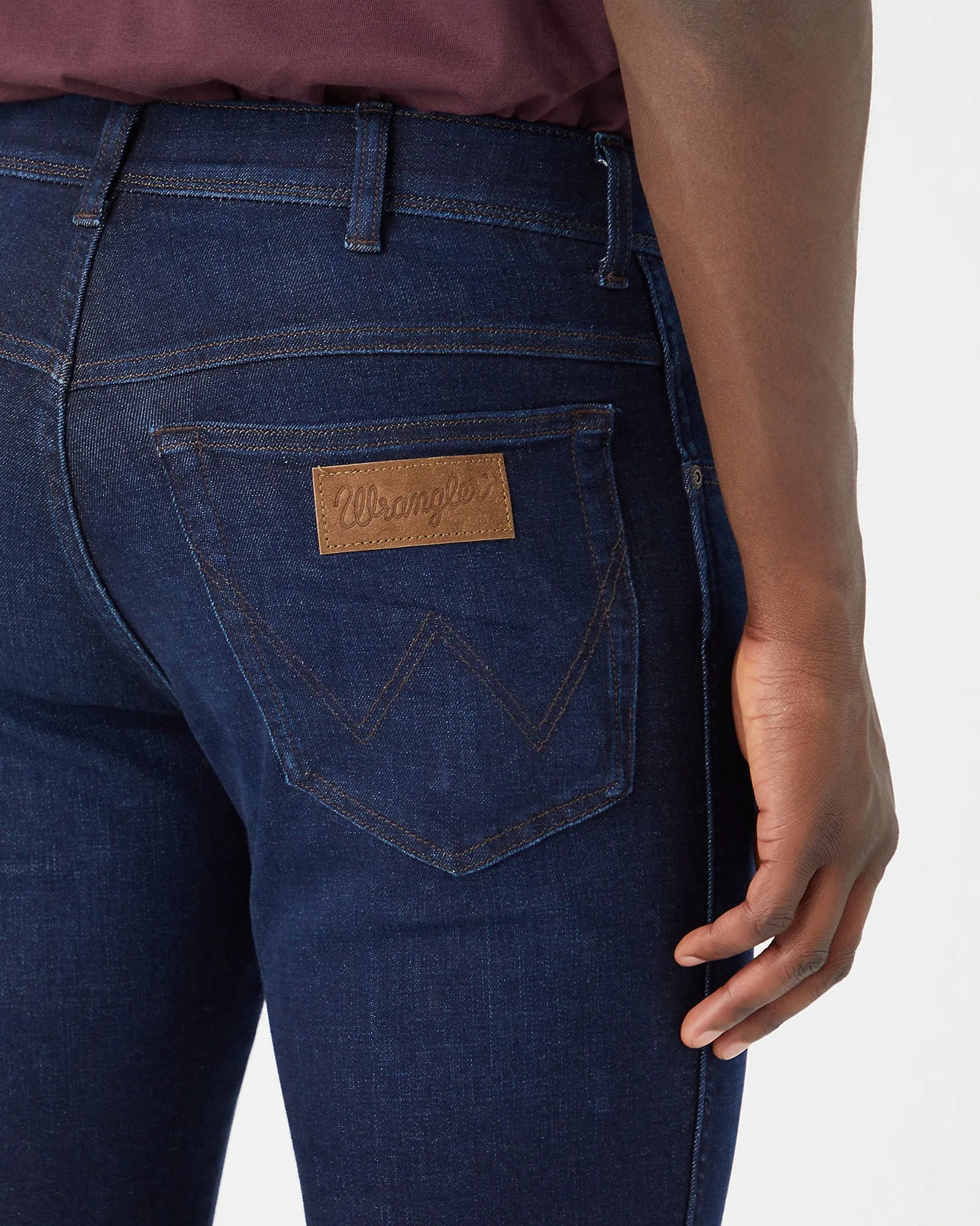Wrangler Texas SLIM Mens Jeans - Convoy